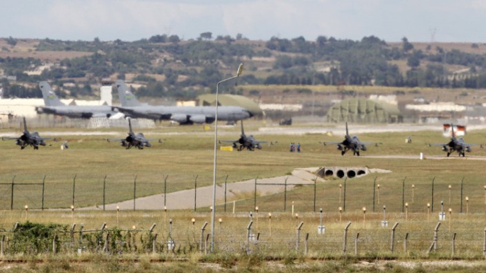 Cazas F-16 de la Fuerza Aérea turca
