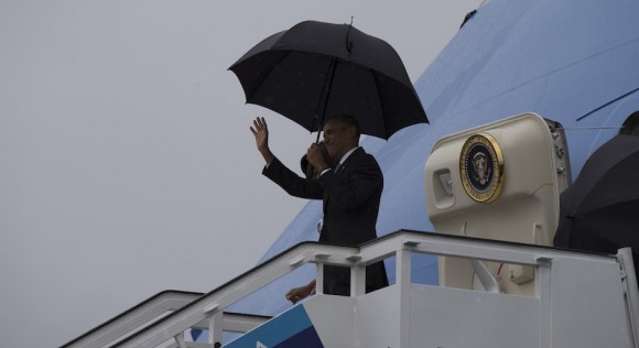 Llegada de Barack Obama a Cuba