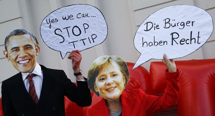 Protesta contra el TTIP en Alemania